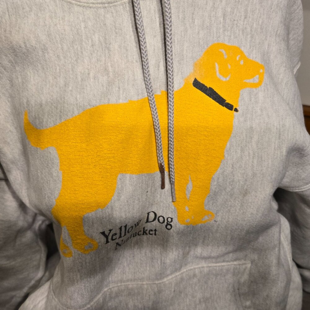 Yellow Dog Nantucket Gray Sweatshirt Size S/M Hoodie Cozy  Unisex - Picture 2 of 5